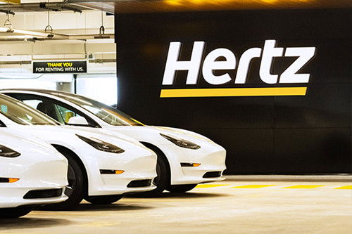 特斯拉获得汽车租赁厂商hertz 10万辆电动汽车大单